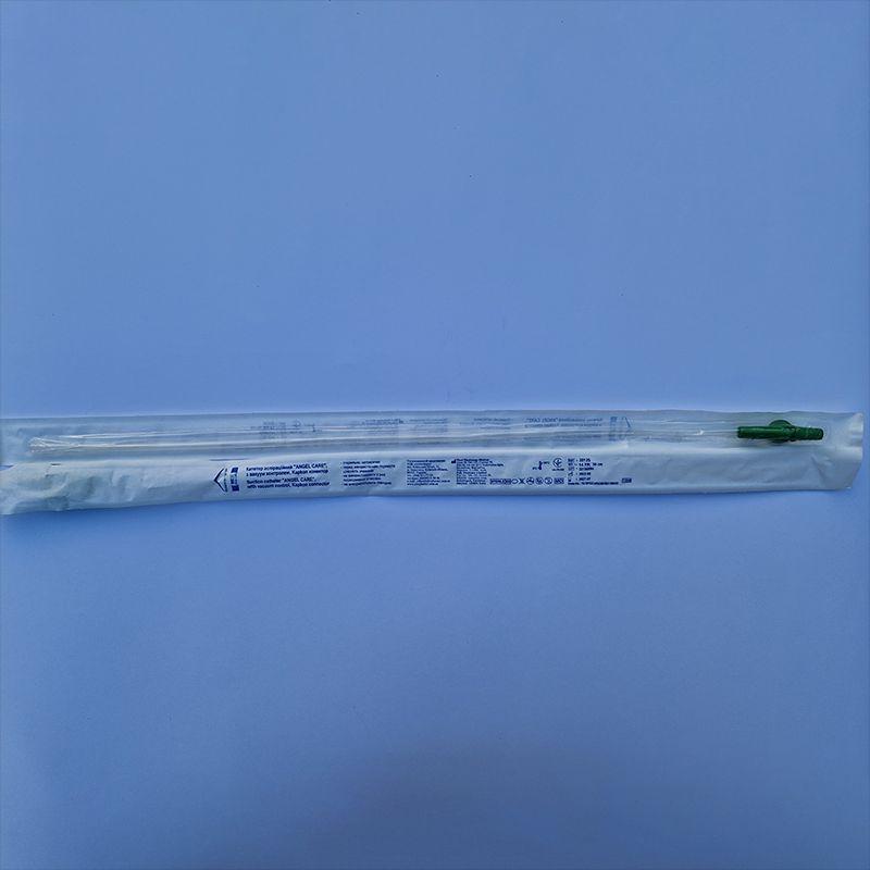 Катетер аспіраційний "ANGEL CARE", 14 Fr, з вакуум контролем, Kapkon конектор